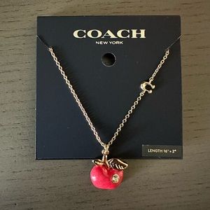 New Coach Apple Necklace